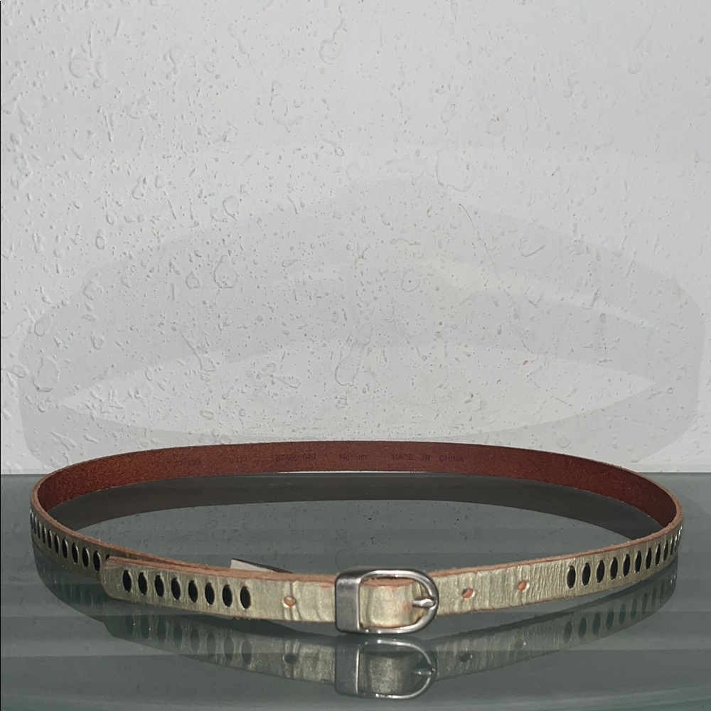Fossil Womenβs medium metallic belt